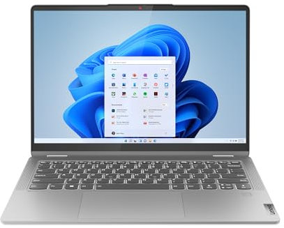 Lenovo IdeaPad Flex 5 Gen 8 - Ordenador Portátil Táctil Convertible 14 WUXGA (AMD Ryzen 5 7530U, 16 GB RAM, 512 GB SSD, AMD Radeon Graphics, Wi-Fi 6, Windows 11 Home) Teclado QWERTY Español – Gris