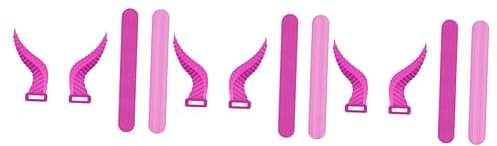 DIYEAH Silicone Horn Attachments for Headphones Fun Headset Decorations for Gamers Parties Camping Lightweight Easy to Install Replace Comfortable Fit for Long Term Wear Rose Red