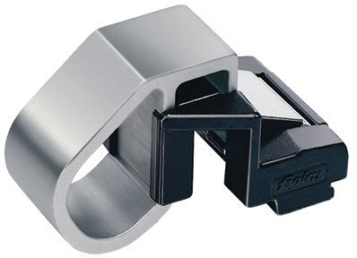 Cricchetto SUPERCLAK Fapim per profili a Camera Europea ART. 3217 Corpo in alluminio anodizzato o verniciato. Basetta in zama zincata nera (Argento)