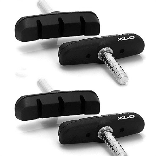XLC Cantilever Bremsschuhe BS-C02 4er Set, 55mm schwarz Fahrrad