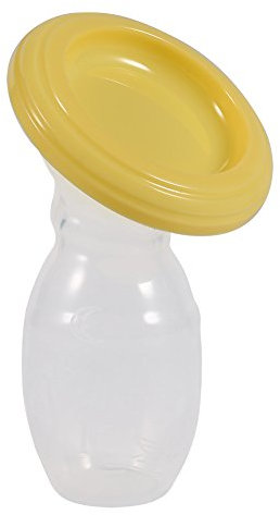 Milch Sauger Muttermilchauffänger Sauggerät Manuelle Handmilchpumpe Brustpumpe Anti-Rückfluss-Design BPA frei PP Silikon 100 ml