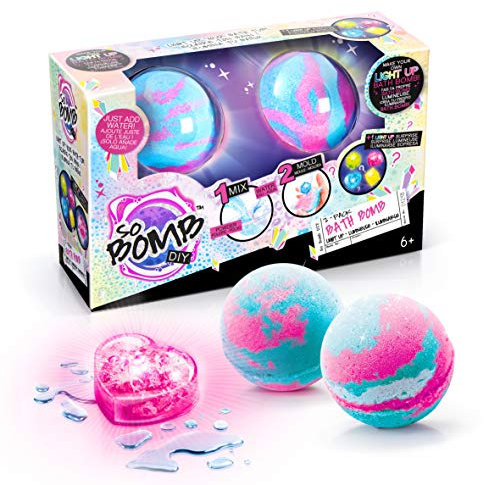 Canal Toys - So Bomb BBD 032- DIY Glow up Badebomben, Stellen Sie Ihre eigenen Badebomben mit leuchtenden Überraschungen her, 2er Pack, mehrfarbig