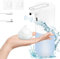 Dispensador de Jabón Automático, Dispensador Cocina Pared, IPX5 Resistente, Recargable por USB, Dispensador de Jabón de Espuma de 400 ml para Cocina y Baño