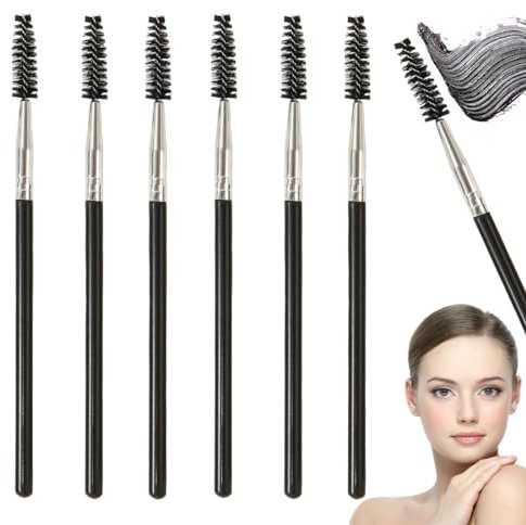 BYXG Pennello Sopracciglia, Scovolino Ciglia, Scovolini Ciglia, Pennello per Ciglia, Pettine per Ciglia, Pennelli da Ciglia, Spazzolino per Ciglia, per Modificare Sopracciglia e Ciglia, 6 Pezzo