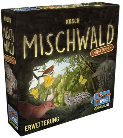 Lookout, Mischwald – upptäckter, förlängning, familjespel, kortspel, 1–5 spelare, från 10+ år, 60 minuter, tyska