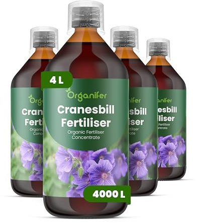 Flytande Gödsel - 4x1L - För Flerårig Pelargon - NPK 2-1-8