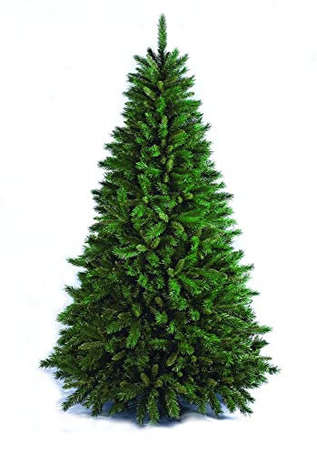 Flora New Albero di Natale, Sintetico, Verde, 210 cm