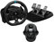 Logitech G G923 Rennlenkrad und Pedale, TRUEFORCE Force Feedback, echtes Leder + Logitech G Driving Force Schalthebel – Xbox X|S, Xbox One, PC, Mac– Schwarz