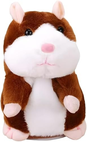 Hamsterleksaker, roliga pratande och upprepande mjuka leksaker för barn, interaktiva mjuka leksaker med fyllda elektriska hamster för barn, födelsedagspresenter till flickor och spädbarn