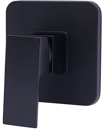 Unterputz Duscharmatur Duschmischventil Unterputzarmatur Armatur Dusche Bad Unterputz Badarmatur Wannenarmatur Fertigmontageset (Schwarz)