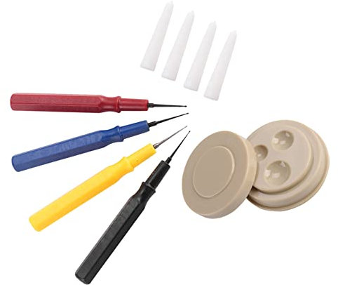 Yosoo Health Gear Moebius Uhrenöl-Set, Uhrenreparaturwerkzeuge, Uhrmacher-Reparaturwerkzeug Professionelles Uhrenöler-Set 1 Ölbecher 4 Ölstift-Sortiment-Kit