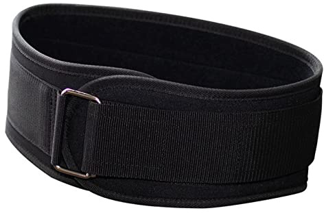 Cinturón de Levantamiento de Pesas para Mujer, Cinturones de Gimnasio Ajustables para Levantamiento de Pesas, Entrenamiento de Fuerza, Sentadillas, Entrenamiento de (Negro)