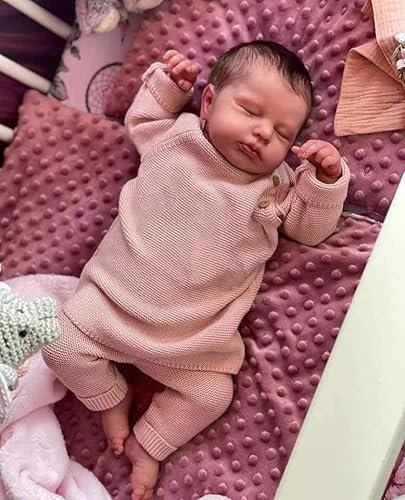 Anano Bebe Reborn Niña Silicona Cuerpo Completo 50CM Muñecas Bebe Reborn Silicona Realista Muñeca Recién Nacida Bebe Que Parece Real Durmiendo Muñeco Reborn Niñas