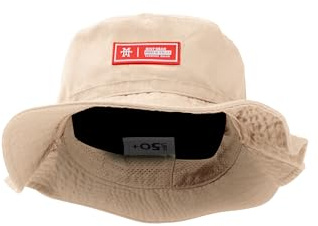 Manufaktur13 Boonie-hatt – fiskehatt, fiskarhatt, solhatt med UV-skyddsfaktor 50+, buskhatt, slapphatt, 100 % vegansk (Riot Gear), Beige, En Storlek