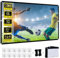 YingStar Pantalla Proyector Portatil 72 Pulgadas Pantalla Proyector Exterior 16:9 Tela Proyector Pantalla de Proyección Plegable Projector Screen Pantalla Proyector para Cine en Casa Teatro Camping