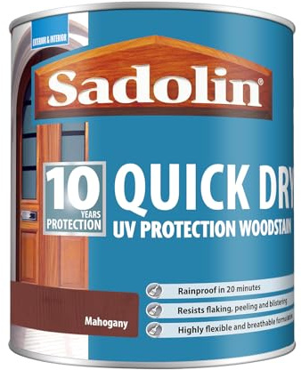 Sadolin - Quick Dry Woodstain Mahogany 1L