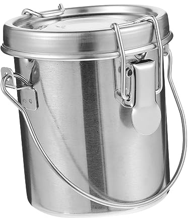 Angoily Vaschetta per Pulizia Pennelli Acciaio Inossidabile Durevole con Doppio Contenitore Compatto per Vernici Acriliche e Ad Olio per e Scuole