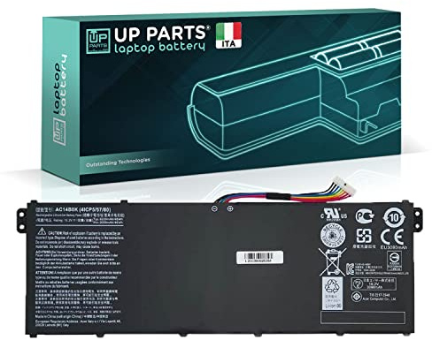 Batteria per Notebook Compatibile con Acer AC14B8K (3600mAh, 15.2V 55Wh) per Spare Parts AC14B8K AC14B13K AC14B18K AC14B3K per Laptop Nitro 5 AN515-51 AN515-52 AN515-53 4ICP5/57/80
