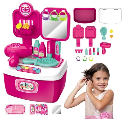 Barnfrisörsalong leksaksset - PP 17,5x11,9x25,4cm Dress Up Kit
