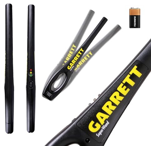 Garrett SuperWand Metal Detector for Adults, Professional, Made in The USA, Security Wand, Scans All Metals
