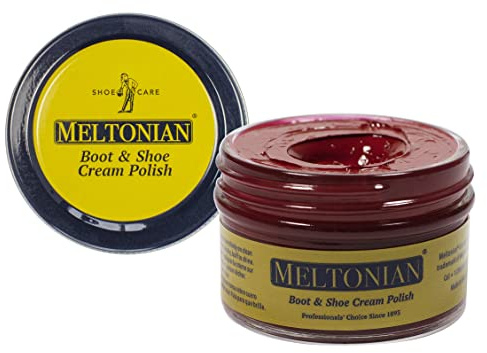 Meltonian Cream Polish for Shoe Boot & Purse Colors - 107 Red