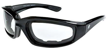 Birdz Oriole 24 Photochromic Sports Motorcycle Padded Sunglasses Black MLF
