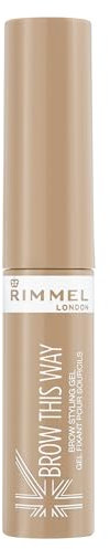 Rimmel London Brow This Way Brow Styling Gel, Blonde, 5 ml