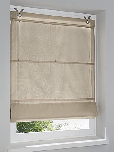 Kutti Raffrollo/Ösenrollo Kessy Bessy Natur 60 * 140 cm