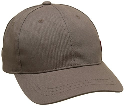 Levi's Herren Classic Twill Red Tab Baseball Cap, Grau (Dark Grey 56), 58 cm