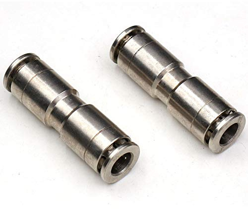 1/4 Union Straight Push to connect fittings Stainless Steel Pneumatic Push Connectors,CEKER 1/4 x 1/4 OD Tube Quick Connect Fittings Air Line Fittings for 1/4 inch Tube 2Pack