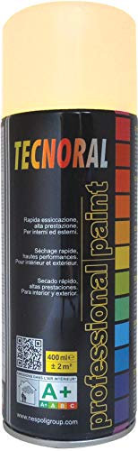 NESPOLI Bombe de peinture aérosol Blanc Ivoire Brillant 400 ml