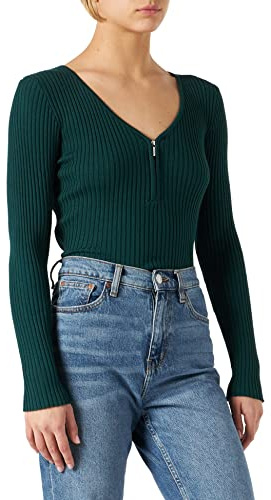 Morgan 182-maliko.m Sweater Femme,Vert,S