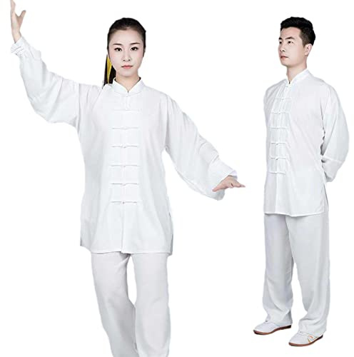 HFCY Conjunto de traje de Kung Fu de artes marciales tradicionales chinas para hombre, tai chi, ala chun, uniforme para mujer, ropa de meditación de yoga
