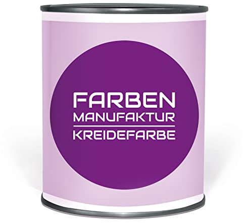 Farben Manufaktur Kreidefarbe Shabby Chic Holz Vintage Chalk Holzfarbe Möbelfarbe RAL 0,1L 0,75L, Farbe: ca. RAL 3003 Rubinrot, Größe: 0,75L