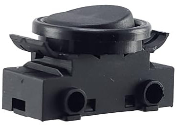 Interrupteur à bascule encastré pour lampe 2A 250V interrupteur à bascule avec anneau et bascule, convient comme interrupteur de rechange pour lampes encastrées, lampes de cuisine