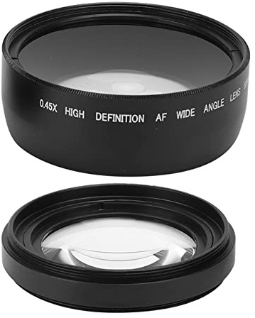 58MM 0,45X Vidvinkel Makroobjektiv, Avancerad Lins med Stora Landskapsfotografering, Monterbar på Alla 58 Mm Kameralinser, 62 Mm Främre Tråd, Idealisk för Landskapsfotografering