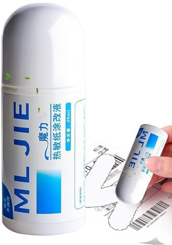 Toliya Korrekturflüssigkeit – Schutzpapier-Korrektur | Datenschutzflüssigkeit | Informationsschutz-Korrekturflüssigkeit, Thermopapier-Korrekturflüssigkeit für Identität, Kontoauszüge, Lieferadresse