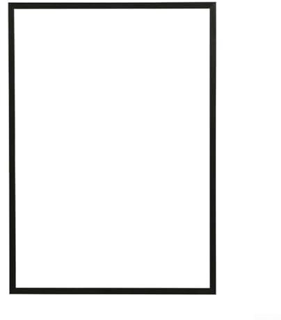 Besttoolifes Bilderrahmen aus Aluminium, Acryl, Schwarz, 25,4 x 30,5 cm, Bilderrahmen mit transparenter Wandmontage, Einzel-Bilderrahmen 25,4 x 30,5 cm (1 Stück)