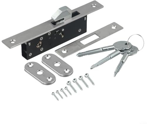 Sistema de seguridad antirrobo para puerta corredera, fácil operación con mecanismo de llaves cruzadas (HY-302B)