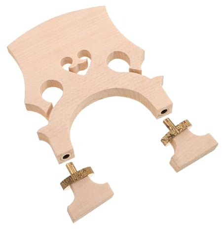 HEMOTON Violonchelo de Madera de Arce Puente Ajustable para Violonchelo Europeo Opciones de Puente Alto para Práctica Musical