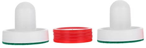 BESPORTBLE 2sätze Kunststoff Hockey Für Air Hockey Weiße Schieber Rote Pucks Und Umweltfreundliche Hockeyteile Tische