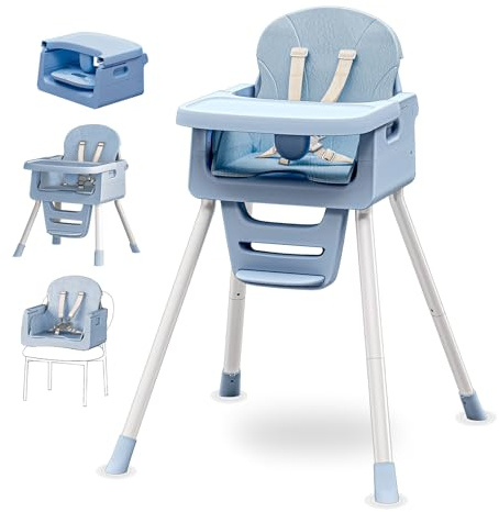 3-in-1 High Chair for Babies and Toddlers, Infant to Toddler Seating&Dining