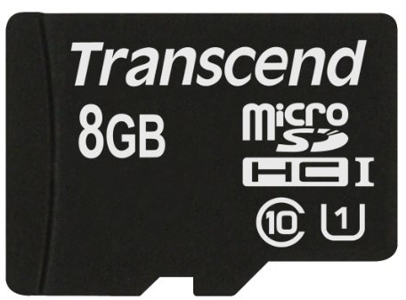 Transcend 8GB microSDXC/SDHC Class 10 UHS-I 600X (Ultimate) Memory Card with Adapter