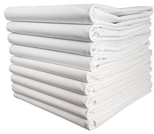 TM Maxx Tischtuch Betttuch Bettlaken Haushaltstuch Sommerdecke Laken in Hotelqualität ⁕ 140g/m² (4) ⁕ 6 Größen ⁕ gesäumt an 4 Seiten ⁕ 50% Baumwolle 50% Polyester ⁕ ohne Gummizug (160x200cm)