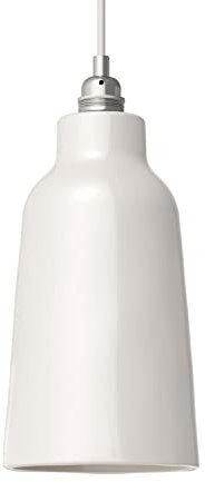 Abat-Jour Bouteille Materia en céramique - Made in Italy - Blanc Brillant