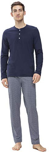Mey Loungewear Serie Ringwood Herren Homewear Shirts Yacht Blue M(M)