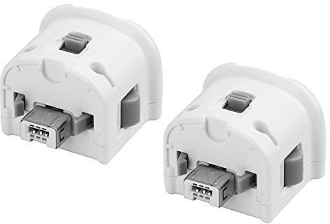 2 Pack Motion Plus for Wii, TechKen Motion Plus Adapter Compatible with Wii Remote Controller