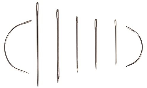 14 PCS Upholstery Sewing Needles Set Hand Repair Curved Carpet Leather Repair Needles (14)