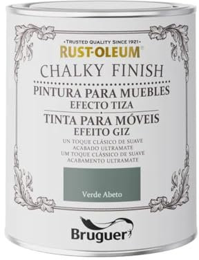 RUST-OLEUM CHALKY FINISH MUEBLES VERDE ABETO 0,750l 5733889 BRUGUER