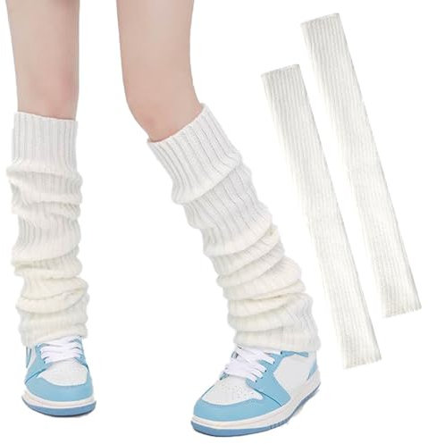 MJFENDAI Stulpen Damen aus Baumwolle, Warme Stulpen Damen mit Wolle, Woll-Beinwärmer für Damen, Beinlinge zum jeden Tag, Tanzen, Sport, Gym, Bergtouren